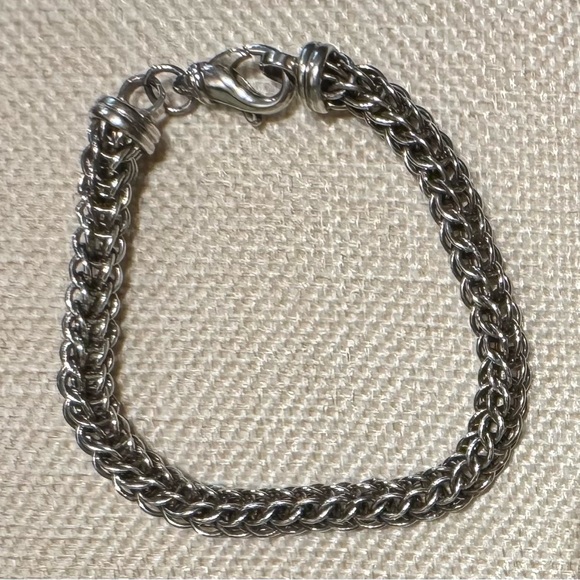 Sterling Silver Bracelet 7” - Picture 1 of 3